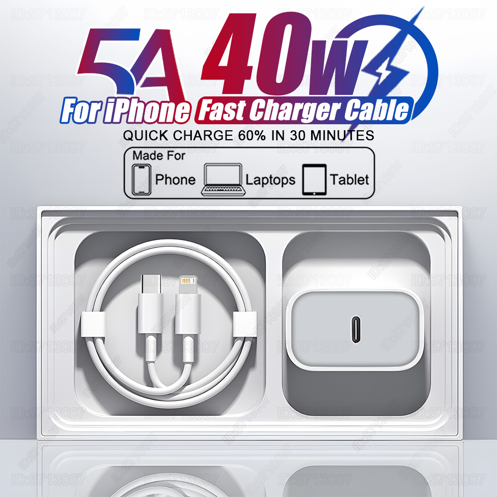 Tech Accessories Phone - PD 40W Fast Charger For iPhone