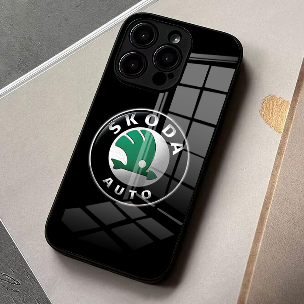 Tech Accessories Apple - Luxury Skoda-a Logo Phone Case For