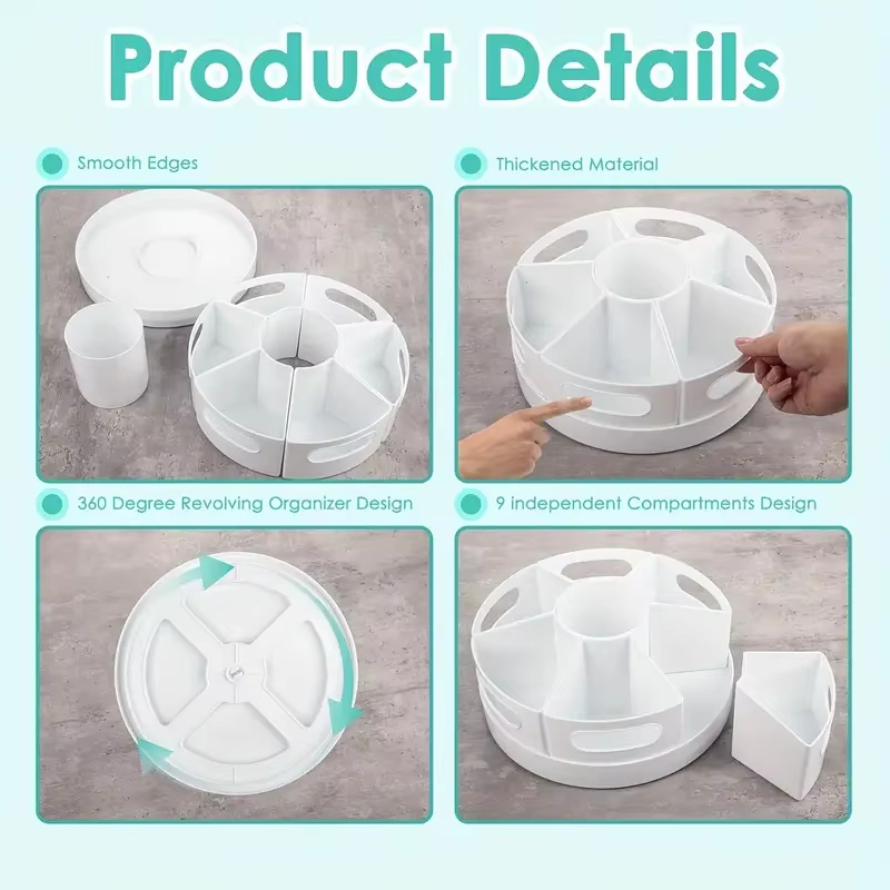 360° Rotating Desk Organizer W - đánh giá và giá Tech Accessories For Office