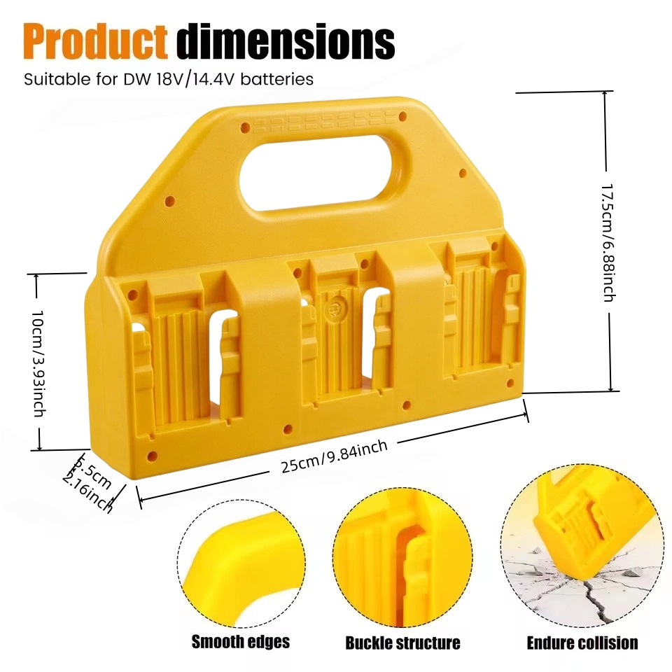 For Dewalt 18V Battery Storage - đánh giá và giá Tech Accessories Holder