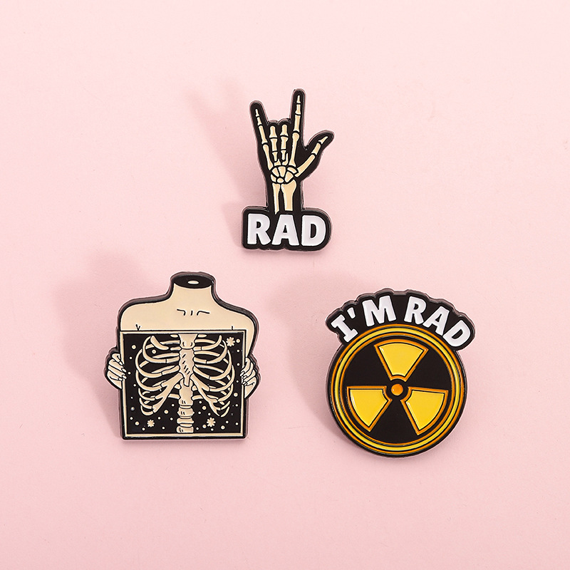 3Pcs RAD Radiology Enamel Pins - đánh giá và giá Tech Accessories Backpack