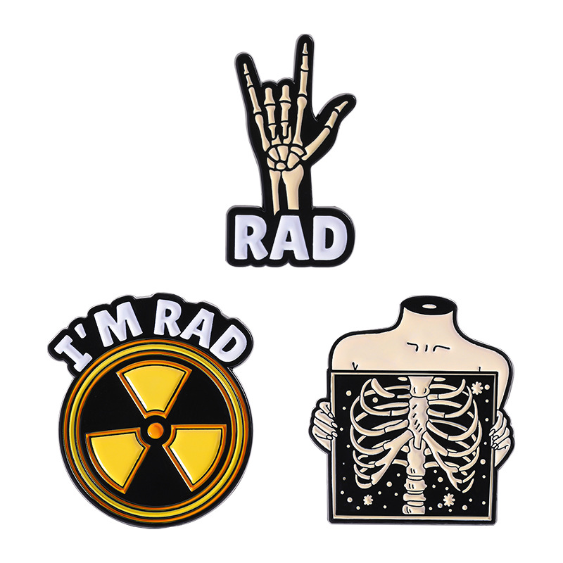 3Pcs RAD Radiology Enamel Pins - đánh giá và giá Tech Accessories Backpack
