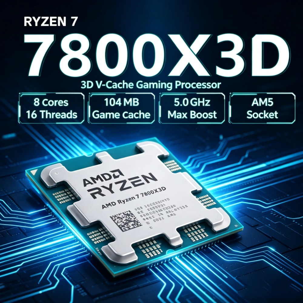 AMD Ryzen 7 7800X3D Desktop Pr - đánh giá và giá Amd Cpu Ryzen 7