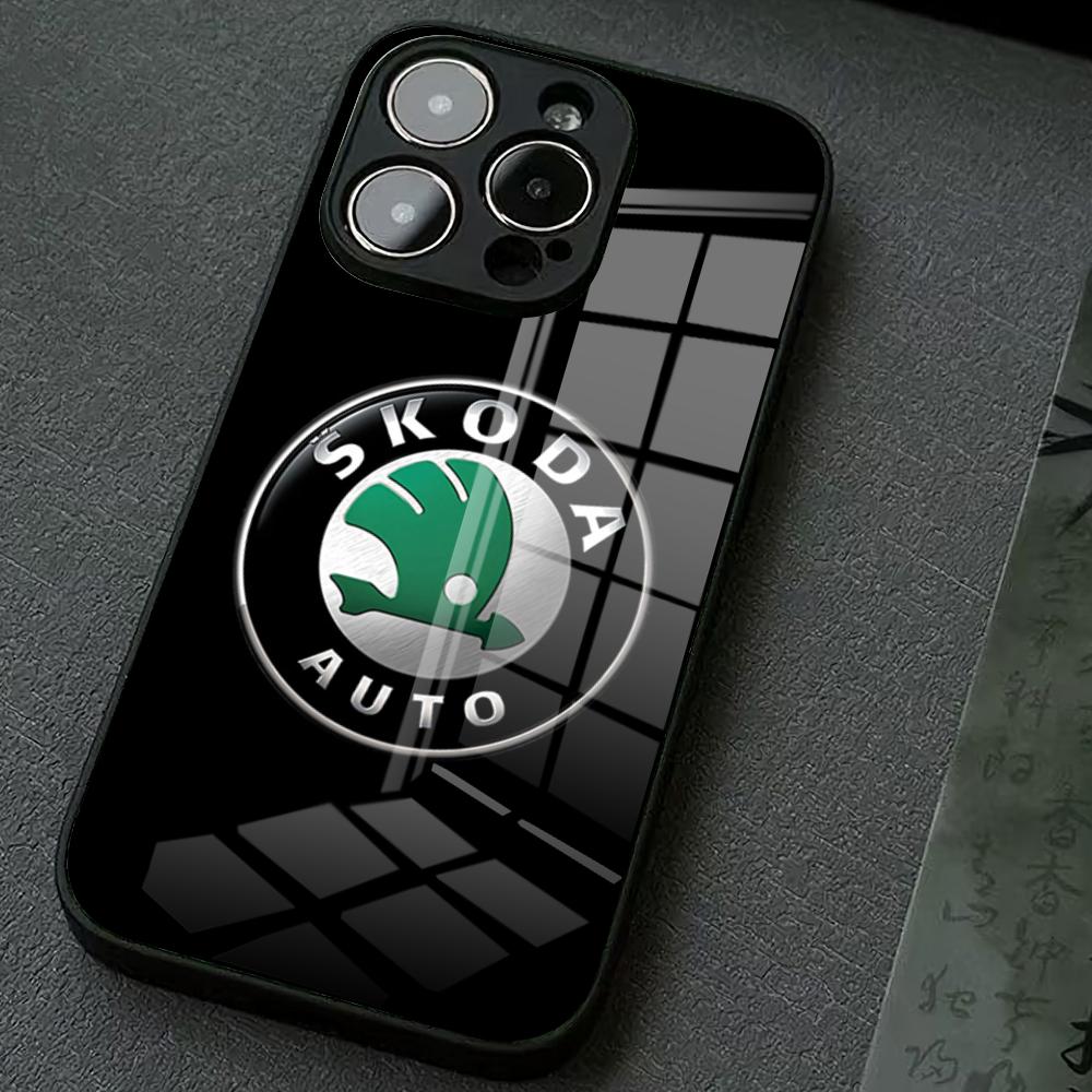 Luxury Skoda-a Logo Phone Case - đánh giá và giá Tech Accessories Apple