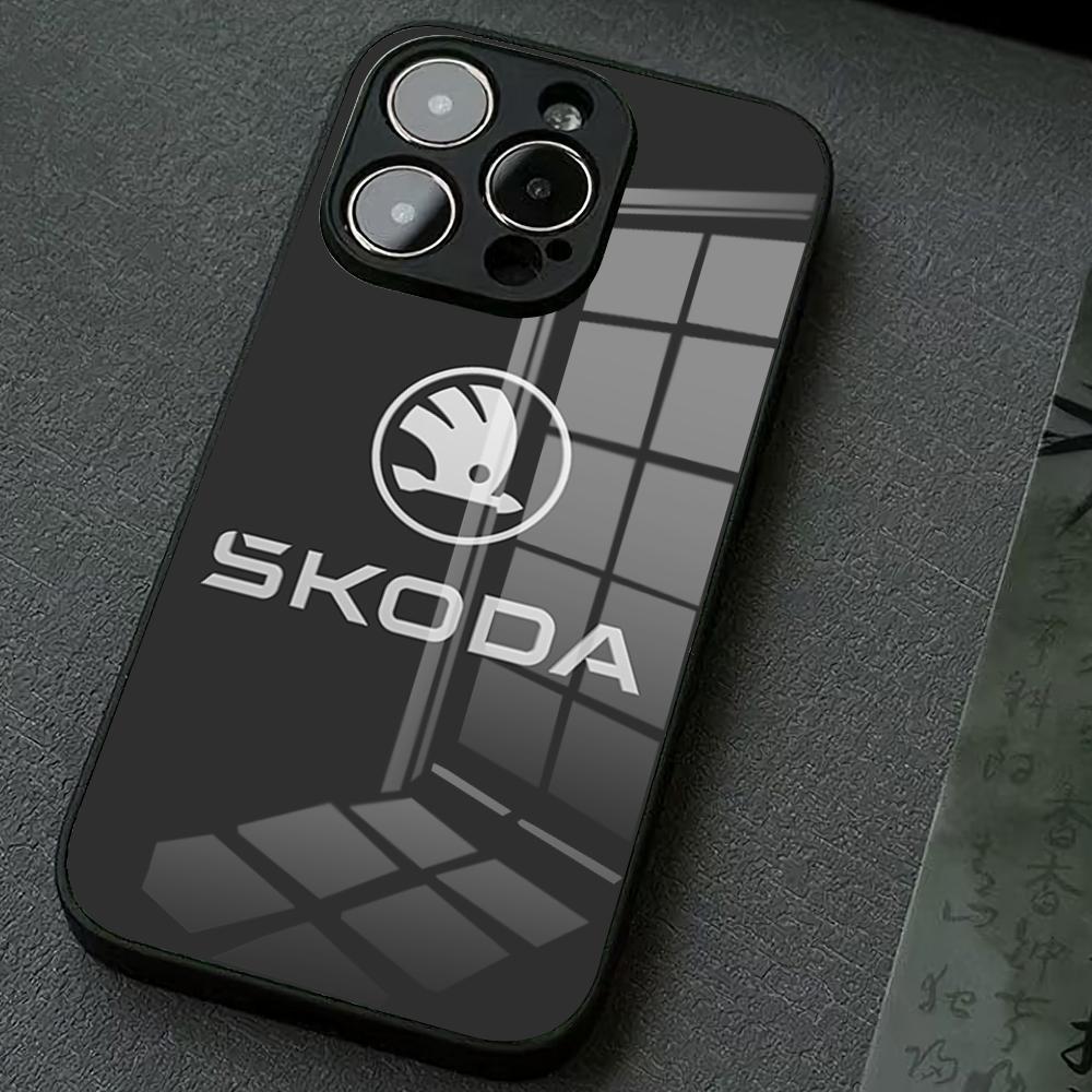 Luxury Skoda-a Logo Phone Case - đánh giá và giá Tech Accessories Apple