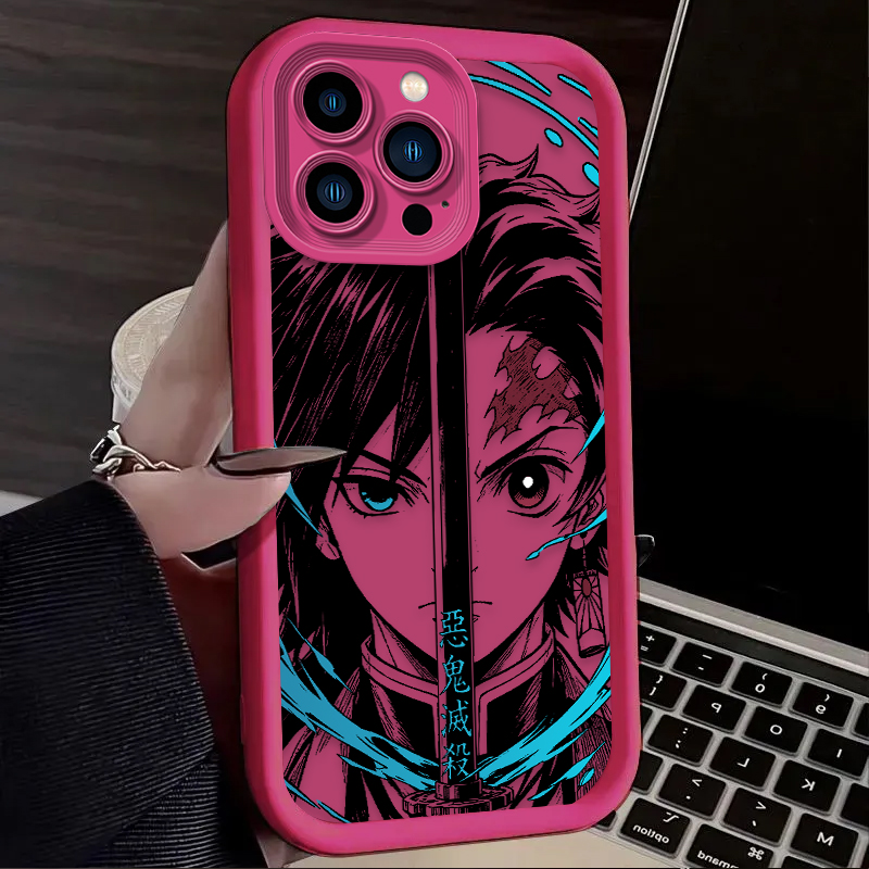 Demon Slayer Split Half Face A - đánh giá và giá Tech Accessories Apple