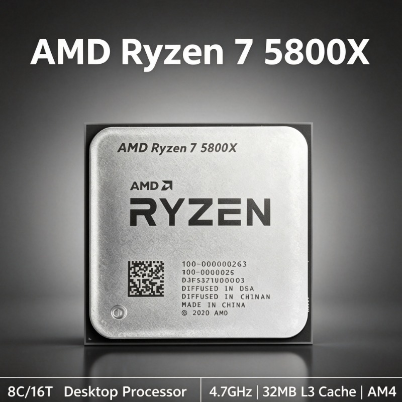 AMD Ryzen 7 5800X For AM4 Seri - đánh giá và giá Amd Cpu Ryzen 7