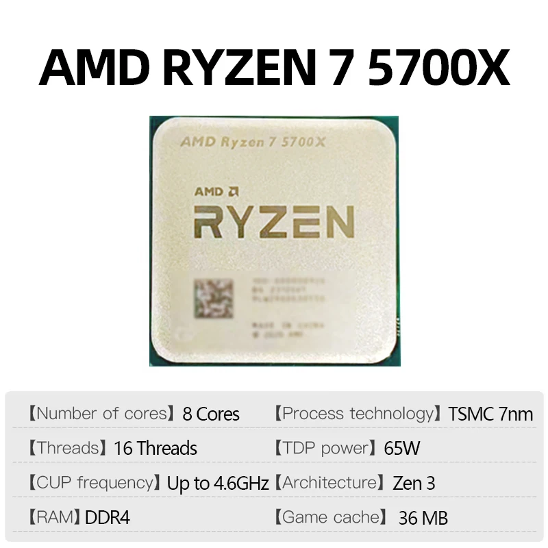AMD Ryzen 7 5700X AMD R7 5700X - đánh giá và giá Amd Cpu Ryzen 7