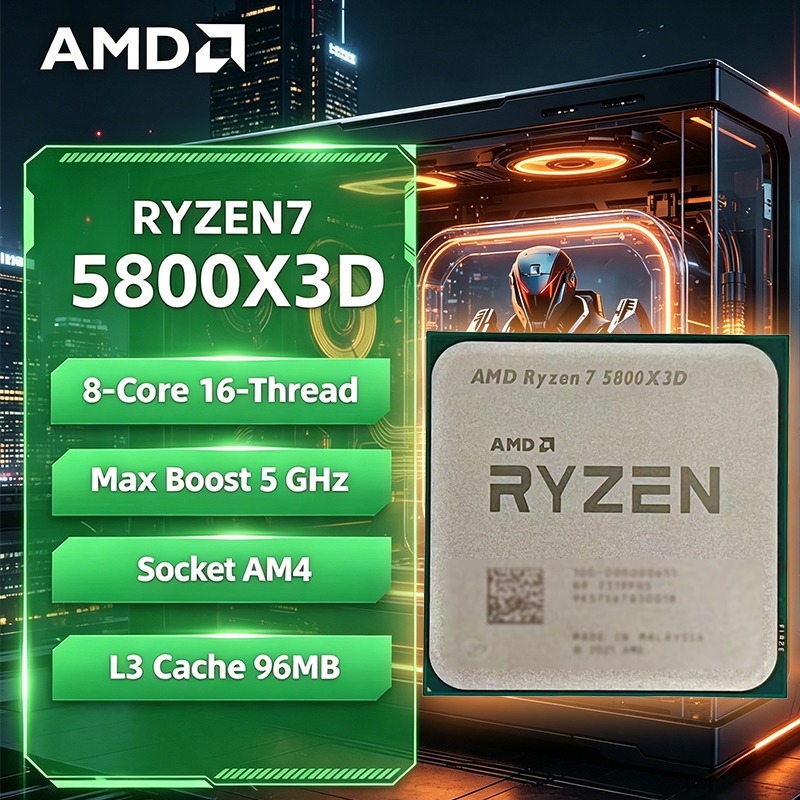 96MB Large Cache AMD Ryzen 7 5 - đánh giá và giá Amd Cpu Ryzen 7