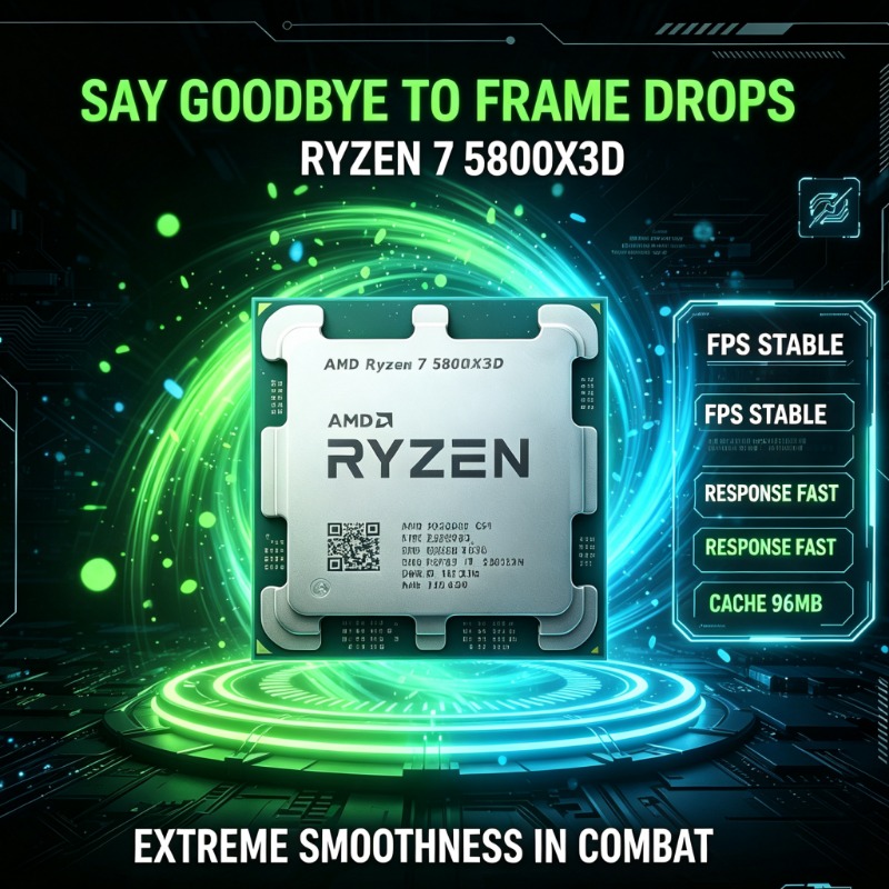 96MB Large Cache AMD Ryzen 7 5 - đánh giá và giá Amd Cpu Ryzen 7